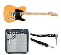Fender Bundle: Affinity Series Telecaster, Butterscotch Blonde + Frontman 10G Amp + Instrument Cable