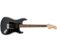 Fender by Squier Affinity Series Stratocaster HH Electric Guitar, Laurel Fingerboard, Black Pickguard, Charcoal Frost Metallic