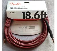 Fender® Cable Professional Series Instrument Cable 5.5 M Red Tweed