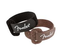 Fender Cable Ties, 7", Black and Brown - 6 Pack