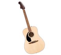 Fender California Redondo Standard LH Acoustic Guitar, Natural | Left-handed folk acoustic, natural finish, black pickguard, California Series, ideal for beginners & advancing players