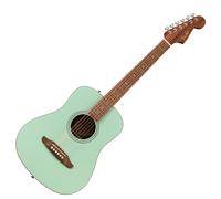 Fender California Standard Redondo Mini Acoustic Guitar with Bag Spruce Top Surf Green