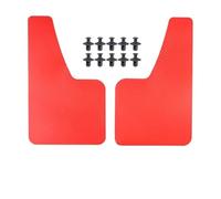 Fender Car Auto Splash Guards Mud Flaps Carbon Fiber Fender Cover Front Rear Accessories Van SUV RED Black Mudguard(2025(Front))