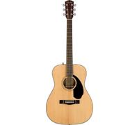 Fender CC-60S Concert Acoustic Guitar for Beginners, Natural | Small body acoustic guitar, ideal for women & small hands, easy-to-play neck, free virtual lessons