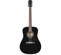 Fender CD-60 Dreadnought Acoustic Guitar for Beginners, Black | Easy-to-play neck, solid spruce top, includes free virtual lessons, ideal starter acoustic, rich full-body dreadnought tone