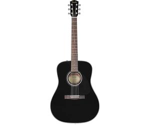 Fender CD-60 Dreadnought V3 DS Acoustic Guitar in Black with Walnut Fretboard, Great for Beginners, Comes with Free Virtual Lessons