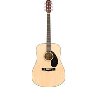 Fender CD-60S Dreadnought Acoustic Guitar, with Solid Spruce Top and Easy-to-play Neck, Includes Free Virtual Lessons, Great for Beginners, Natural