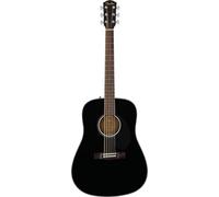 Fender CD-60S Dreadnought Acoustic Guitar, with Solid Spruce Top and Easy-to-play Neck, Includes Free Virtual Lessons, Great for Beginners, Black