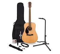 Fender CD-60S Left Handed Acoustic Natural with Accessory Pack Builder