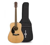 Fender CD-60S Left Handed Acoustic Natural with Gig Bag