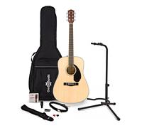 Fender CD-60S Solid Top Acoustic Guitar with Accessory Pack Builder