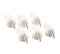 Fender® Chicken Head-Style Amplifier Control Knobs .- Pack of 6 - White