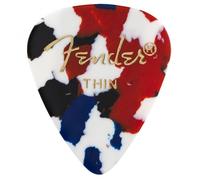 Fender Classic Celluloid Confetti Picks 351 Shape Thin Pack of 12