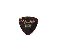 Fender Classic Celluloid Guitar Picks 346 Shape, Guitar Accessories, Tortoise Shell, Extra Heavy, 72-Pack