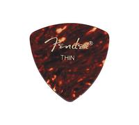 Fender Classic Celluloid Guitar Picks 346 Shape, Guitar Accessories, Tortoise Shell, Thin, 72-Pack