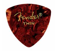 FENDER CLASSIC CELLULOID GUITAR PICKS - 346 SHAPE - THIN - TORTOISESHELL 12 PACK