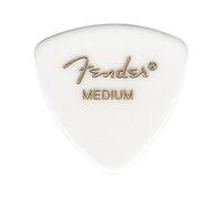 Fender Classic Celluloid Guitar Picks 346 Shape, White, Thin, 12-Pack