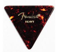 Fender Guitar Picks - Classic Celluloid 355 Shape, Heavy Tortoise Shell, 12-Pack
