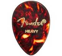 Fender Classic Celluloid Guitar Picks 358 Shape, Tortoise Shell, Heavy - 72-Pack | 980358500