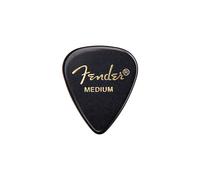 Fender, Classic, Celluloid, Guitar, Picks, Shape, Black, Medium, 351, 144-Pack