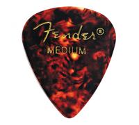 Fender Classic Celluloid Picks Tortoise Shell 351 Shape Medium 12 Pack