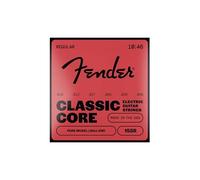 Fender Classic Core Electric Guitar Strings, Vintage Nickel, .010-.046 | Nickel wound, ball ends, light gauge .010-.046, vintage tone, Fender Classic Core 155R, electric guitar strings