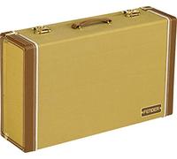 Fender Classic Series Tweed Pedalboard Case, Medium | Tweed guitar pedal carry case, medium pedalboard with lid, gigging-ready, durable construction, fits medium pedalboards