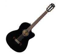 Fender CN-140SCE Nylon Thinline Black w/case