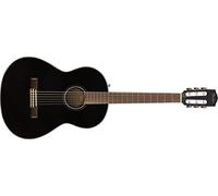 Fender CN-60S Nylon String Classical Acoustic Guitar, Solid Spruce, Black