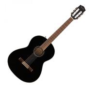 Fender CN-60S Nylon Acoustic Guitar, Walnut Fingerboard, Black, Comes with Free Virtual Lessons