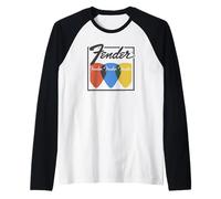 Fender Colorful Vintage Guitar Picks Raglan Baseball Tee