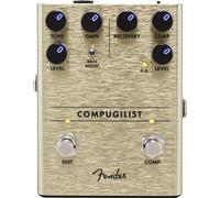 Fender Compugilist Comp/Distortion Dual Function Guitar Effects Pedal | Compression & distortion in one pedal, versatile tones, studio-quality effects, electric guitar, pedalboard-ready