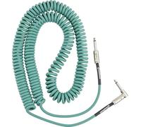 Fender Contour™ 30' Coiled Cable, Sherwood Green