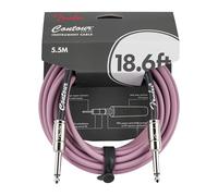 Fender Contour Instrument Cable, Guitar Cable, Guitar Accessories, Straight/Straight, Burgundy Mist, 18.6 ft
