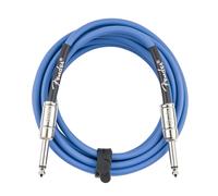 Fender Contour Instrument Cable Guitar Cable Guitar Accessories Straight/Straight Lake Placid Blue 10 ft