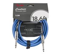 Fender - Contour Instrument Cable, Lake Placid Blue, 18.6 ft