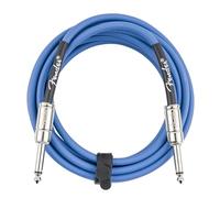 Fender Contour Series Instrument Cable (10FT STR/STR) in Lake Placid Blue