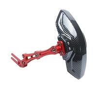 Fender Cover For Y-AMAHA SMAX 150 YS Motorcycle Aluminum Rear Fender Mudguard Accessories(Black- Silver)