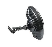 Fender Cover For Y-AMAHA SMAX 150 YS Motorcycle Aluminum Rear Fender Mudguard Accessories(Black- Silver)