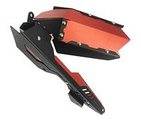 Fender Cover Motorcycle Rear Mudguard Fender Mud Dust Guard Mudflap For SUZUKI GSXR150 GSXS150 2017-2019 2020(Black- Silver)