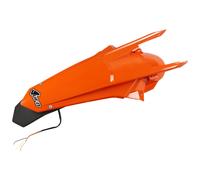 Fender Cover UFO PLAST rear fender orange OEM