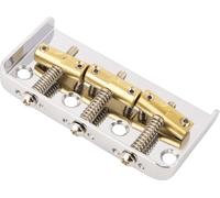 Fender® Custom "Cut-Off" Vintage Style Tele® Bridge for Fender Telecaster - Compensated Brass String Rider - Finish: Chrome