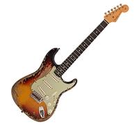 Fender Custom Shop 60 Stratocaster Super Heavy Relic Flame Maple Neck Faded 3-Colour Sunburst