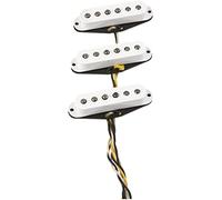 Fender Custom Shop Fat '60s Strat Pickup Set, Vintage-Style, 3x | Vintage '60s tone, added warmth, blues & rock, hand-crafted, drop-in Strat replacement, 3 single-coil pickups
