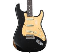 Fender Custom Shop Limited-edition Roasted "Big Head" Stratocaster Relic Electric Guitar - Aged Black