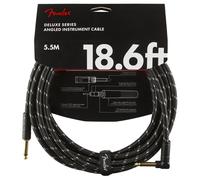 Fender Instrument Cable, Black Tweed, 5.5 M/18.6FT