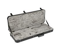 Fender Deluxe Electric Guitar Molded Case, Stratocaster/Telecaster, Black