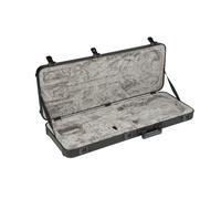 Fender Deluxe Electric Guitar Molded Case, Stratocaster/Telecaster, Black