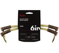 Fender Deluxe 6" Patch Cable 2 Pack Tweed