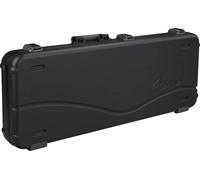Fender Deluxe Molded Hard Shell Case for Acoustasonic Guitar, Black | Hard shell moulded case for Fender Acoustasonic guitars, foam padding, secure latches, carry handle, protective hard case